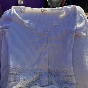 Caution of the wind T, white, size xs